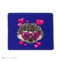 Hedgehog Valentines Day Heart Love Couples Hedgehog Lover Cool Gift Mousepad thumb 0
