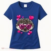 Hedgehog Valentines Day Heart Love Couples Hedgehog Lover Cool Gift Women's T-Shirt thumb 0