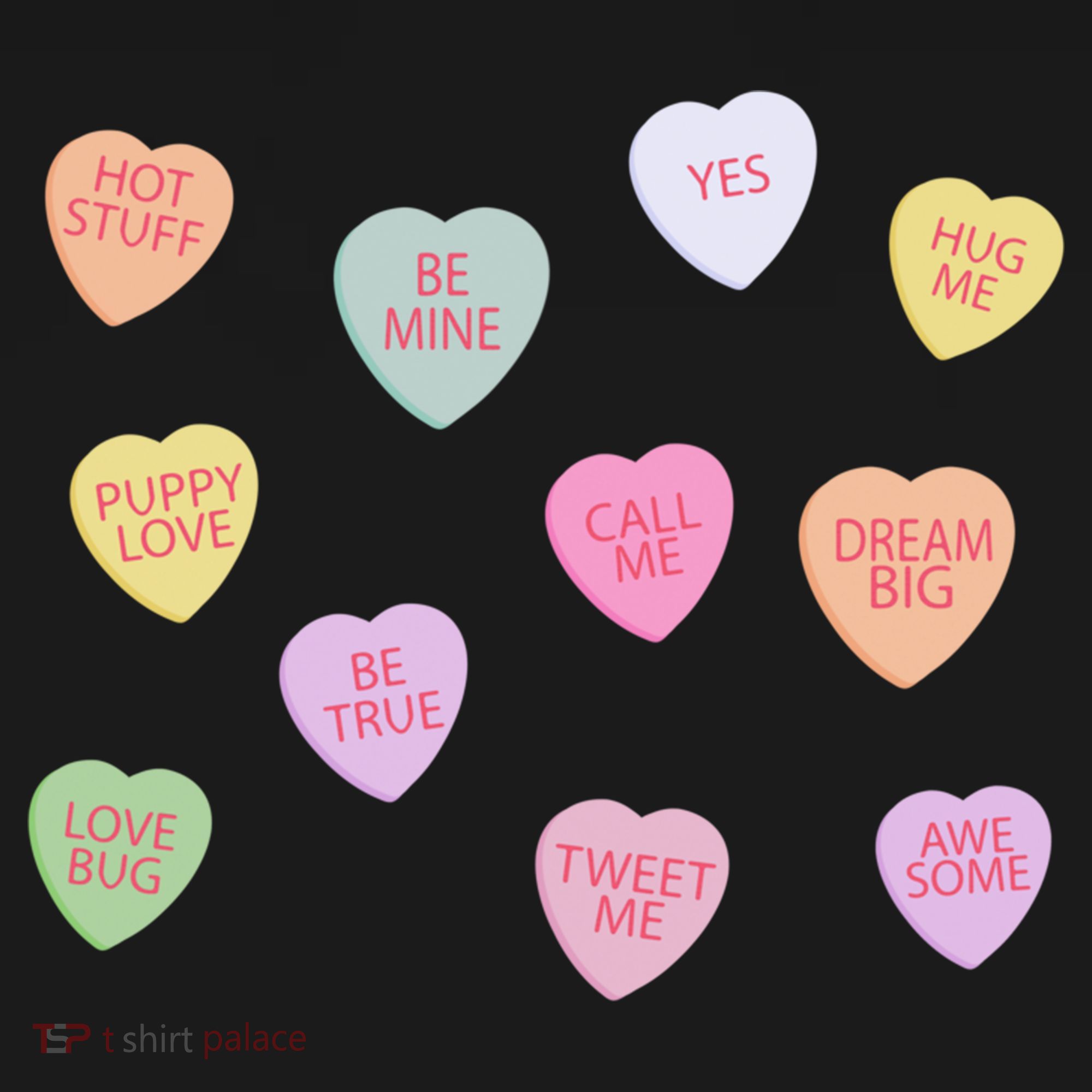 Happy Valentines Day Candy Conversation Hearts Great Gift Great Gift Women's Hoodie