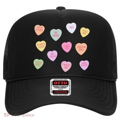 Happy Valentines Day Candy Conversation Hearts Great Gift Great Gift Hat