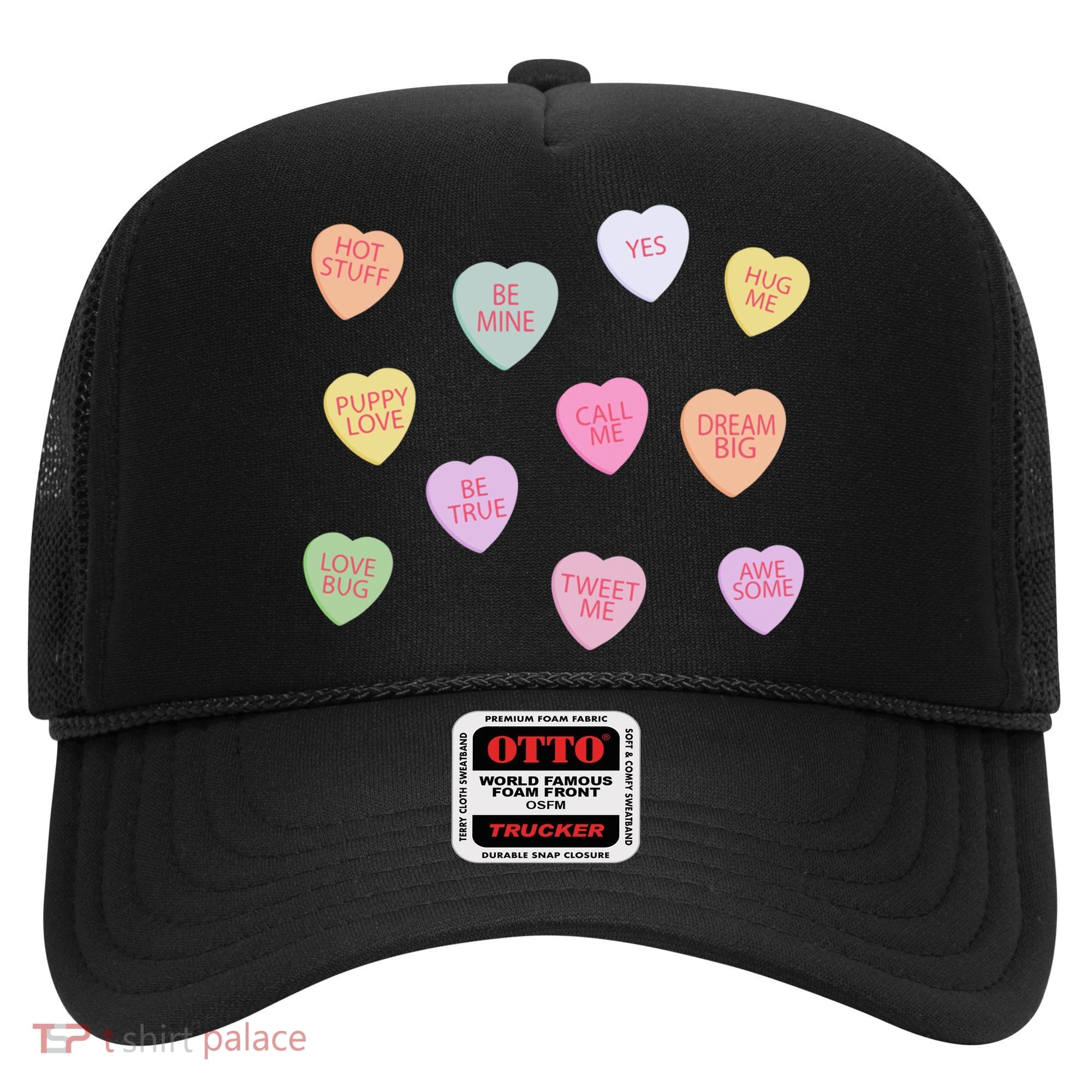 Happy Valentines Day Candy Conversation Hearts Great Gift Great Gift Hat