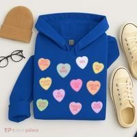 Happy Valentines Day Candy Conversation Hearts Great Gift Great Gift Hoodie thumb 4