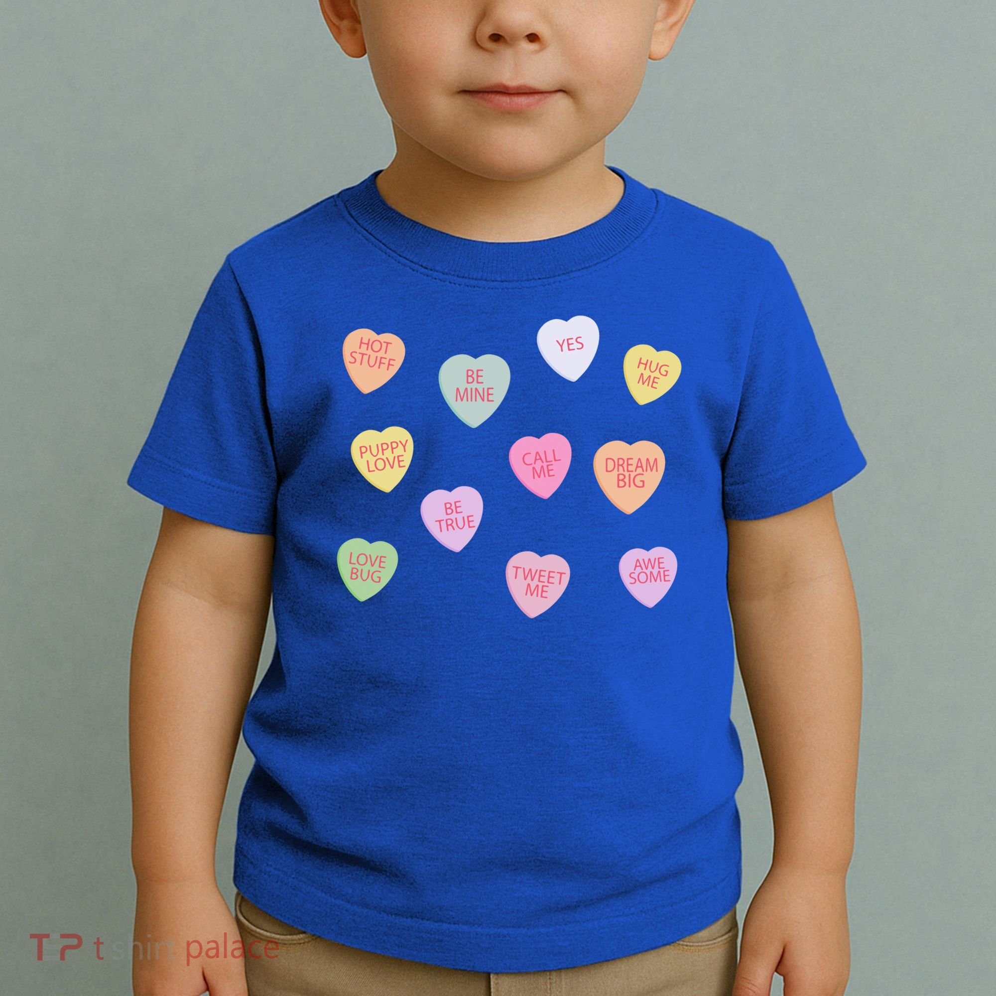 Happy Valentines Day Candy Conversation Hearts Great Gift Great Gift Toddler T-Shirt