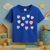 Happy Valentines Day Candy Conversation Hearts Great Gift Great Gift Toddler T-Shirt thumb 3