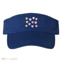 Happy Valentines Day Candy Conversation Hearts Great Gift Great Gift Visor thumb 0