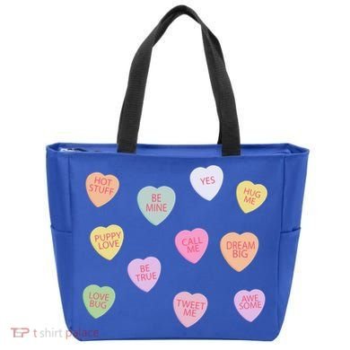 Happy Valentines Day Candy Conversation Hearts Great Gift Great Gift Tote Bag