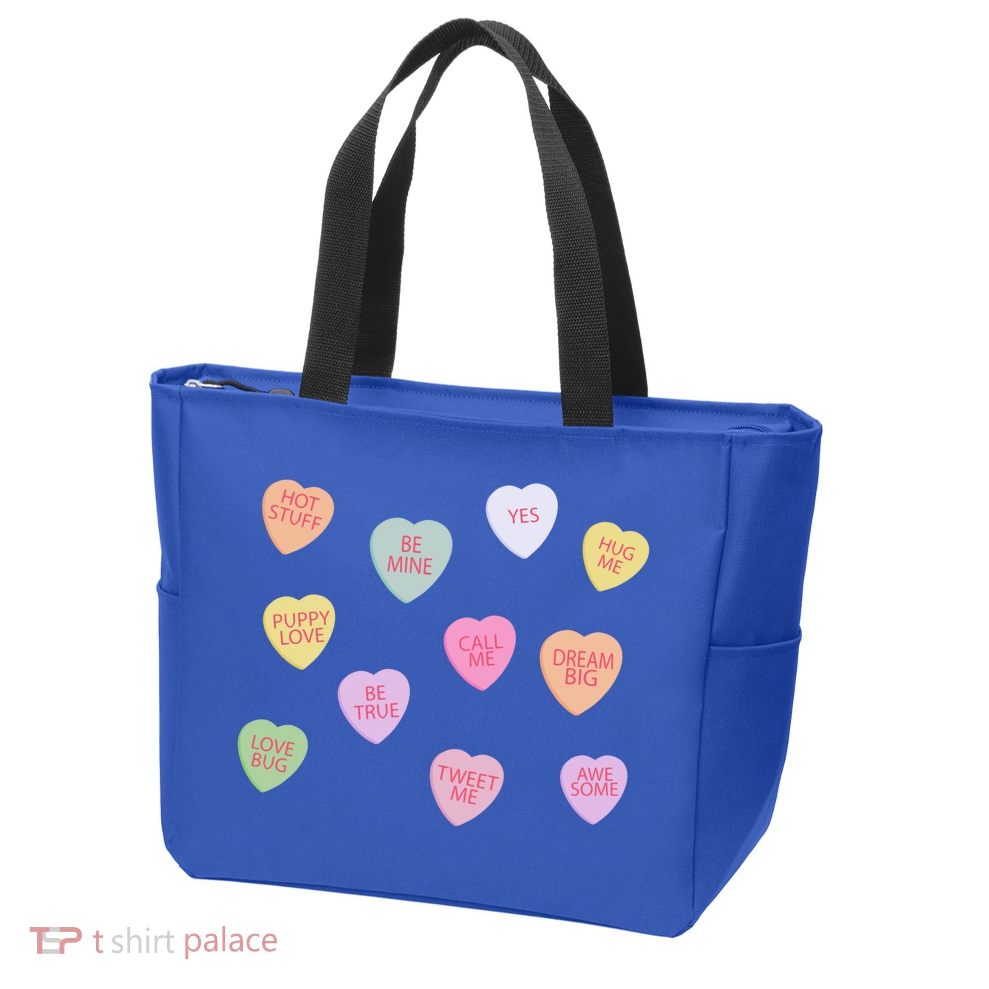 Happy Valentines Day Candy Conversation Hearts Great Gift Great Gift Tote Bag