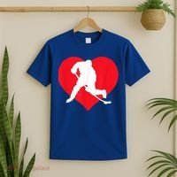 Hockey Valentine Day Funny Gift For Hockey Lover Gifts T-Shirt thumb 2