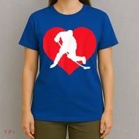 Hockey Valentine Day Funny Gift For Hockey Lover Gifts T-Shirt thumb 4