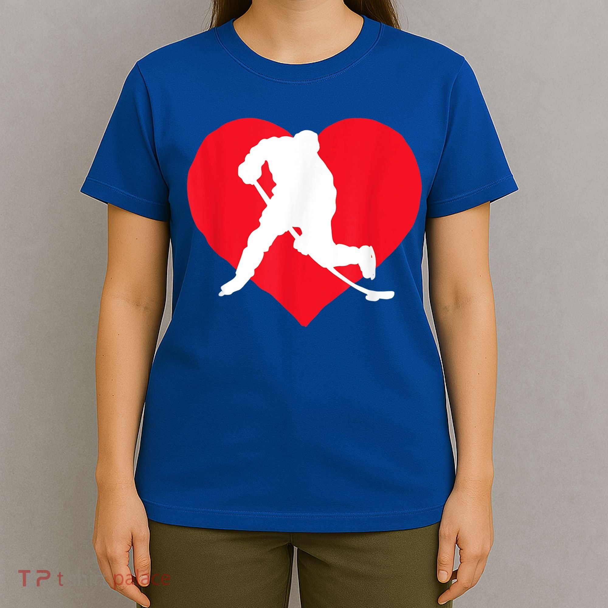Hockey Valentine Day Funny Gift For Hockey Lover Gifts T-Shirt