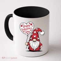 Happy ValentineS Day Cute Gnome Coffee Mug thumb 0