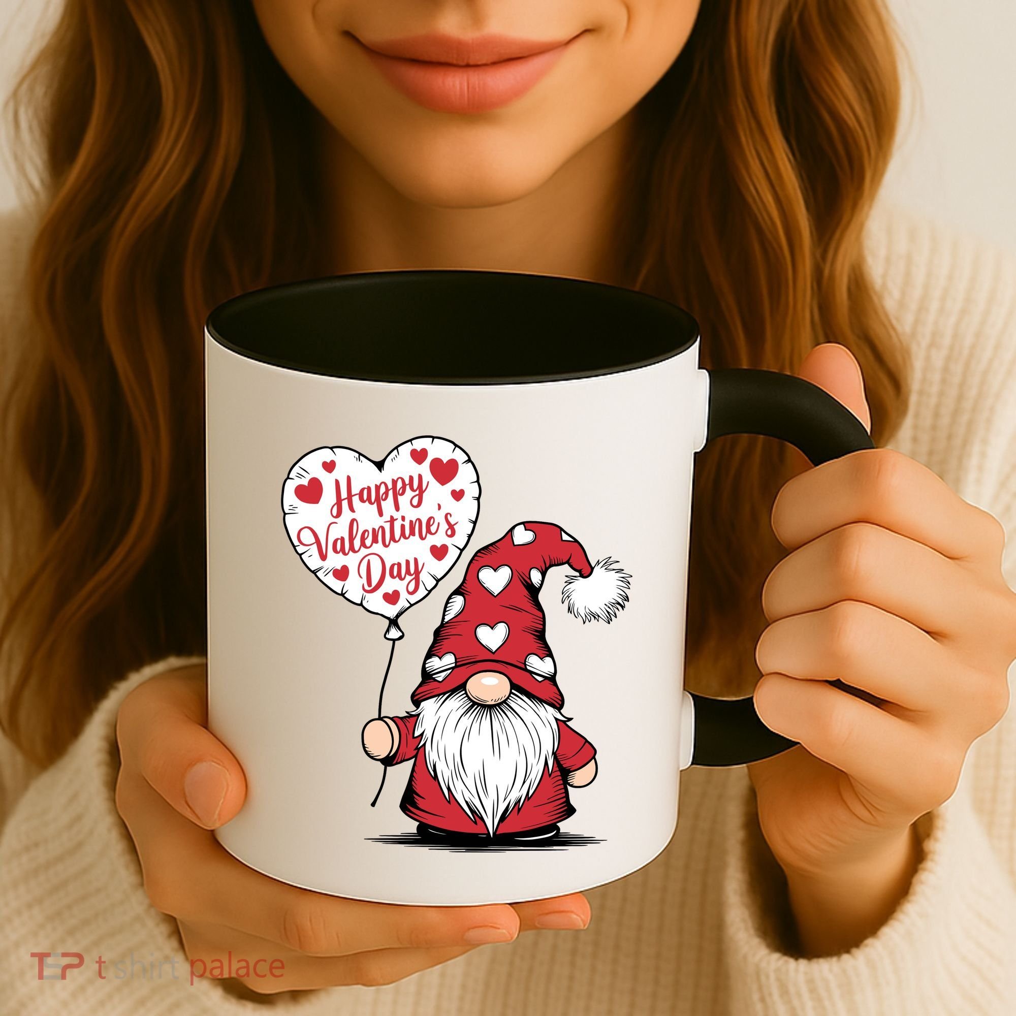 Happy ValentineS Day Cute Gnome Coffee Mug