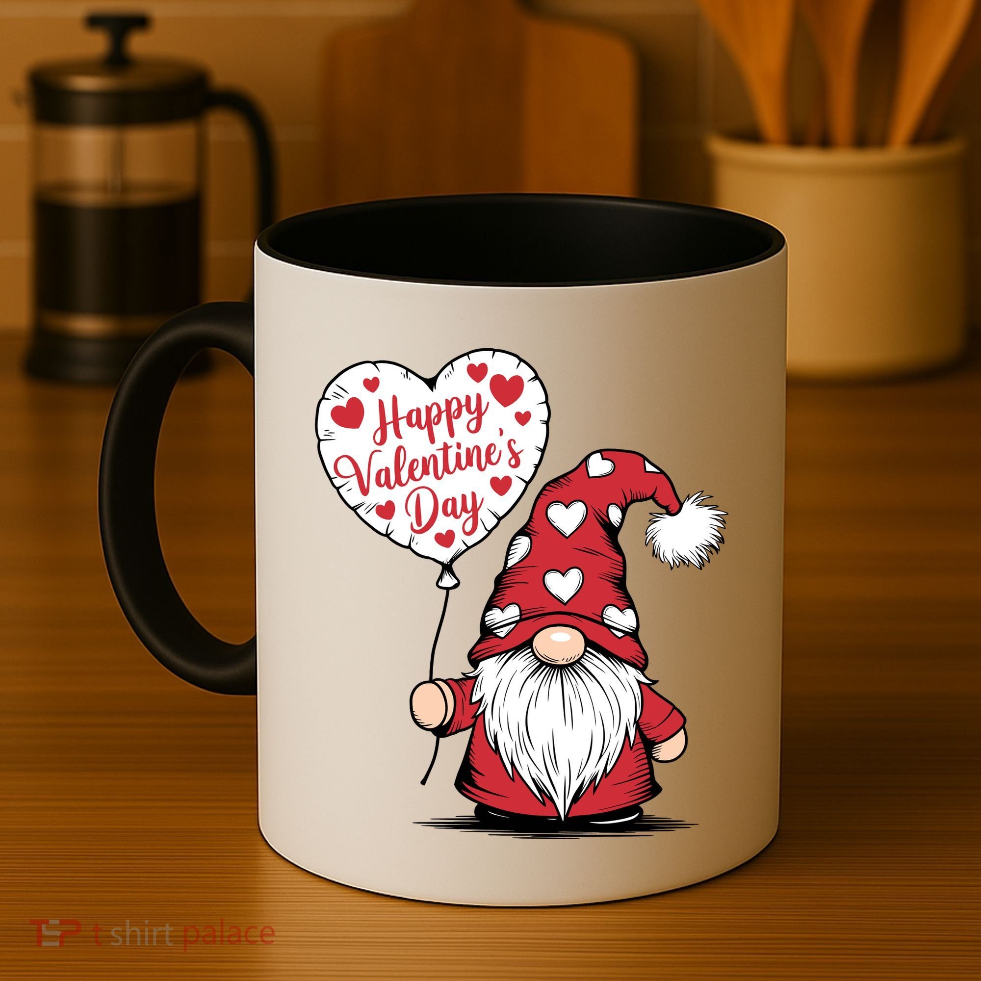 Happy ValentineS Day Cute Gnome Coffee Mug