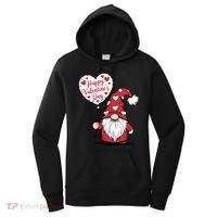 Happy ValentineS Day Cute Gnome Women's Hoodie thumb 0
