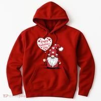 Happy ValentineS Day Cute Gnome Hoodie thumb 0