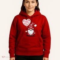 Happy ValentineS Day Cute Gnome Hoodie thumb 5