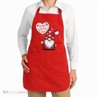Happy ValentineS Day Cute Gnome Apron thumb 2