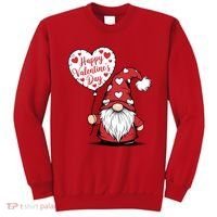 Happy ValentineS Day Cute Gnome Sweatshirt thumb 0