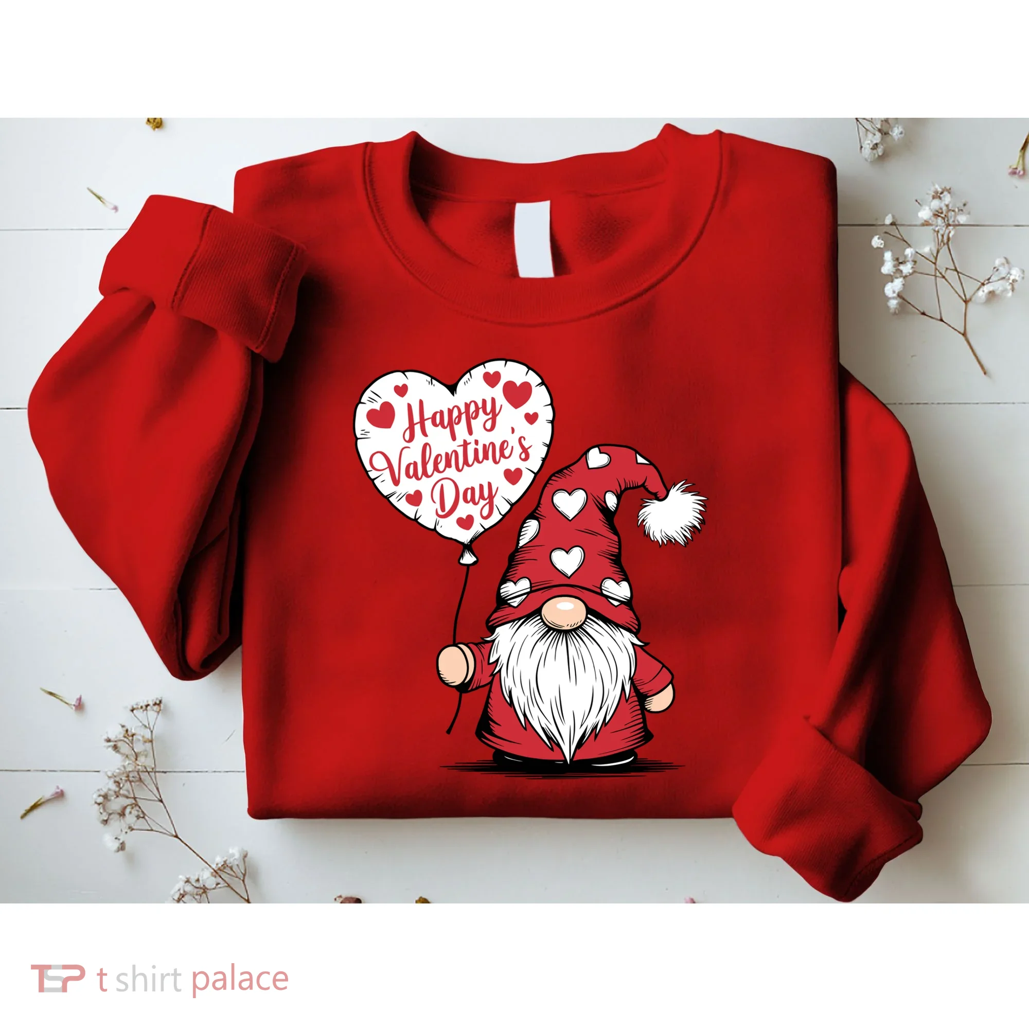 Happy ValentineS Day Cute Gnome Sweatshirt