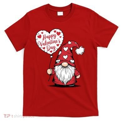 Happy ValentineS Day Cute Gnome T-Shirt