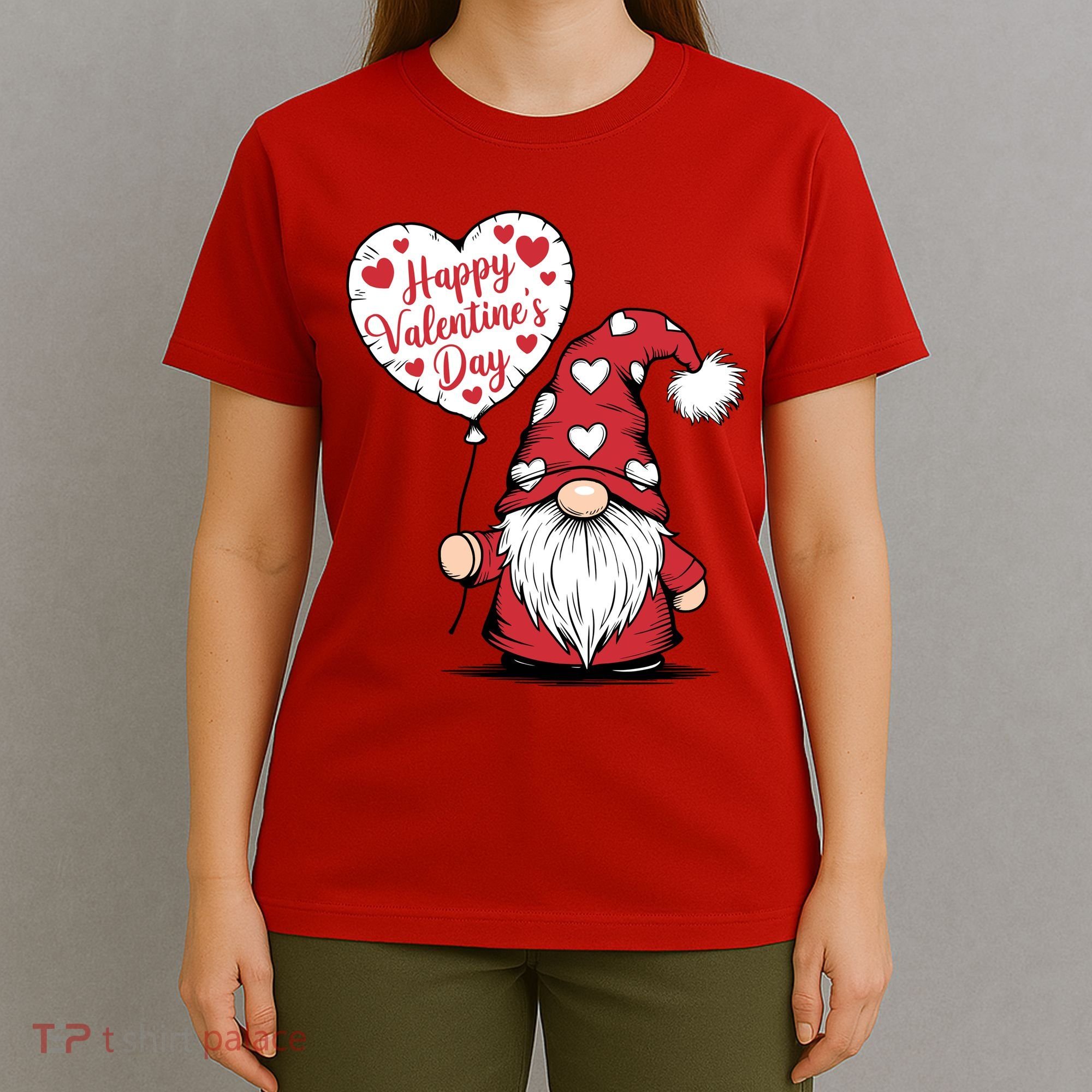 Happy ValentineS Day Cute Gnome T-Shirt