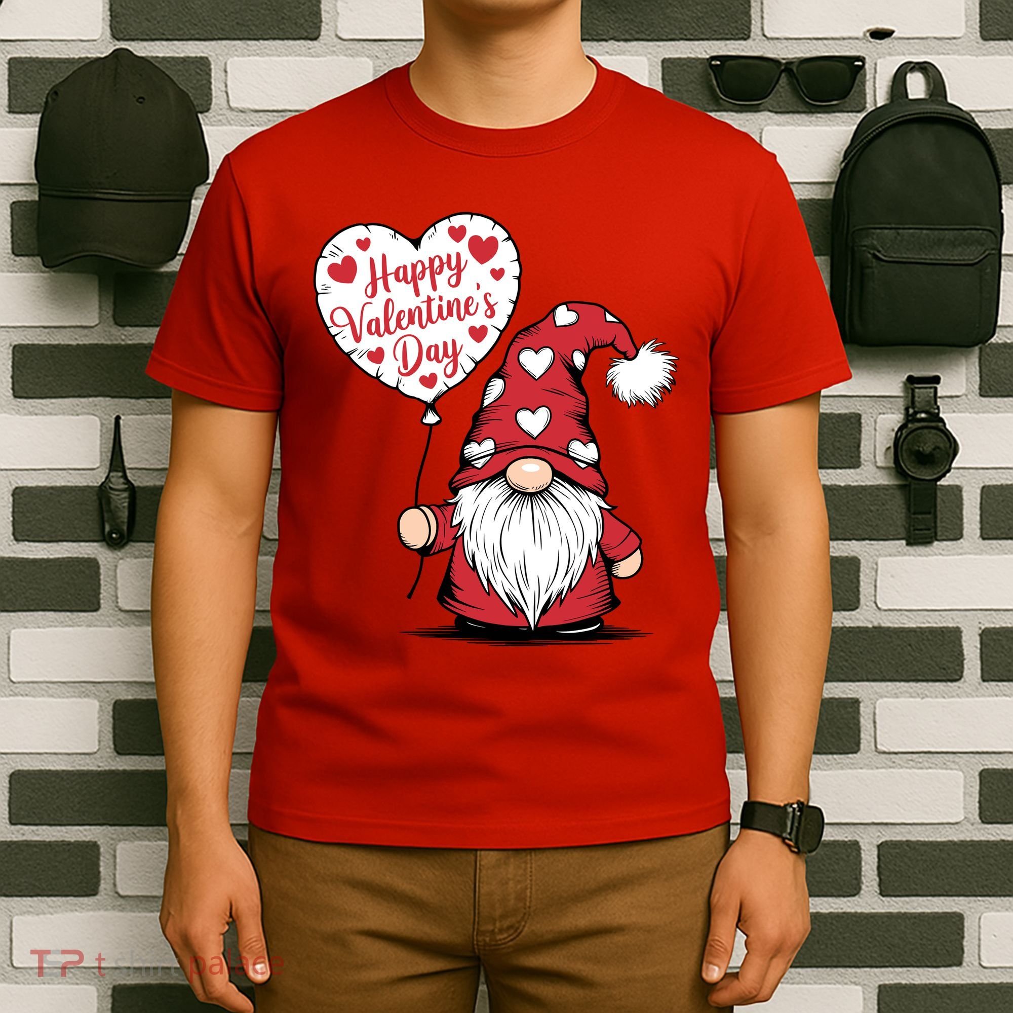 Happy ValentineS Day Cute Gnome T-Shirt