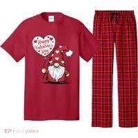 Happy ValentineS Day Cute Gnome Pajama Set thumb 0