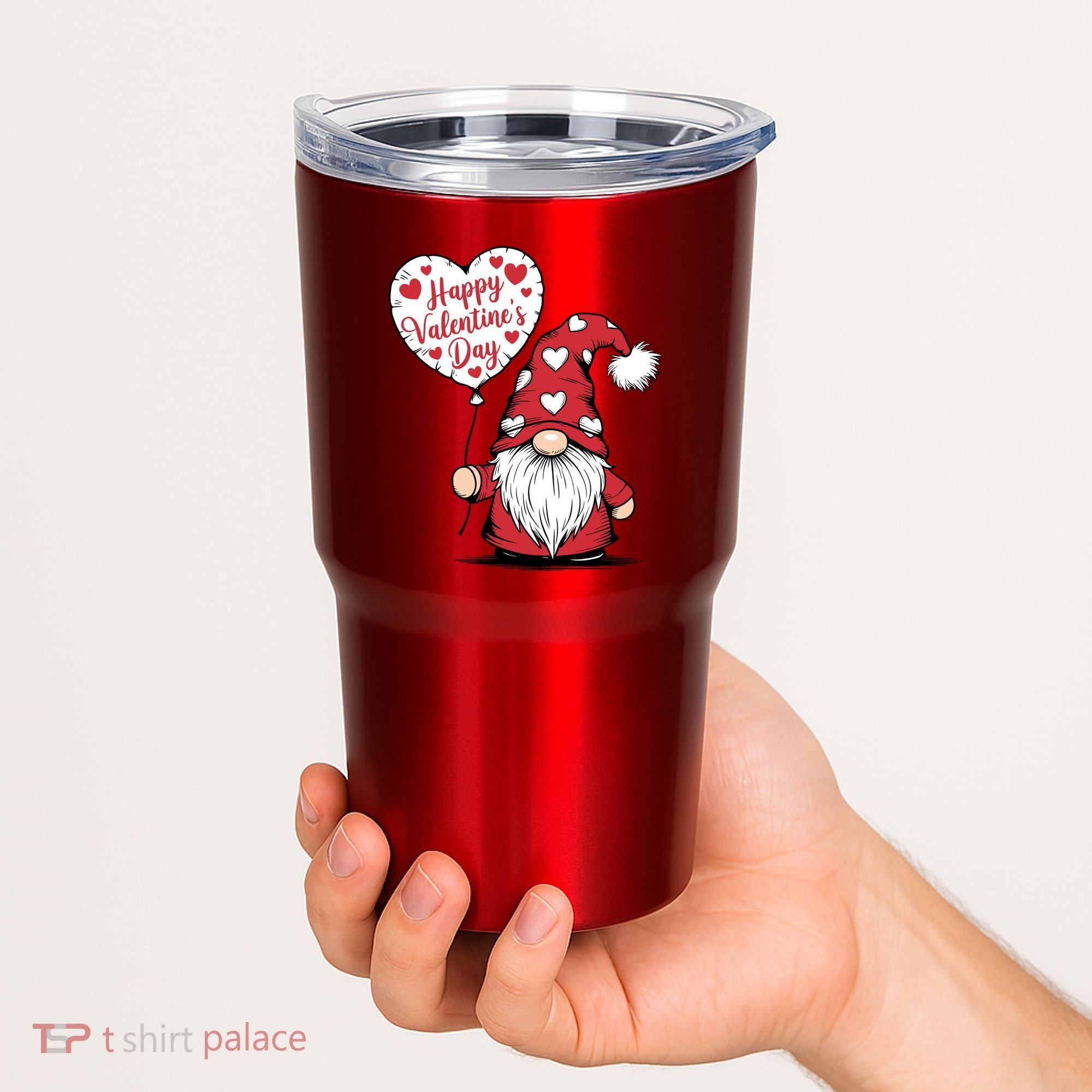 Happy ValentineS Day Cute Gnome Tumbler