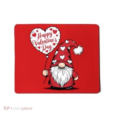 Happy ValentineS Day Cute Gnome Mousepad