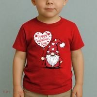 Happy ValentineS Day Cute Gnome Toddler T-Shirt thumb 2