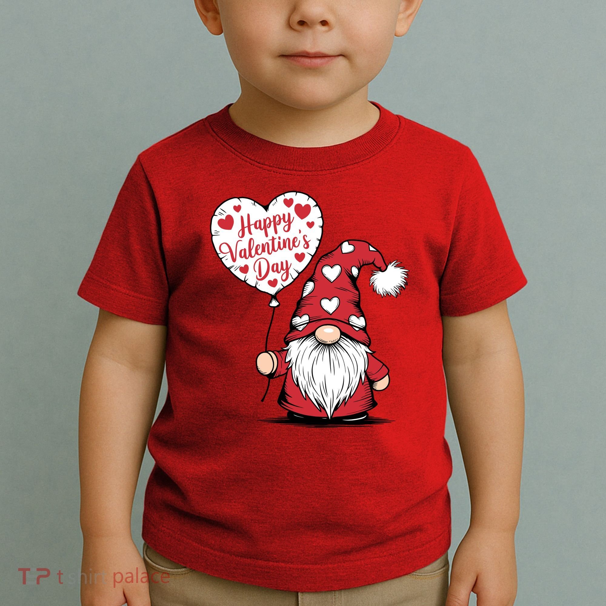 Happy ValentineS Day Cute Gnome Toddler T-Shirt