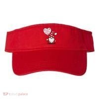 Happy ValentineS Day Cute Gnome Visor thumb 0