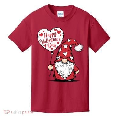 Happy ValentineS Day Cute Gnome Kids T-Shirt