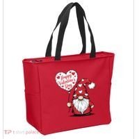 Happy ValentineS Day Cute Gnome Tote Bag thumb 2