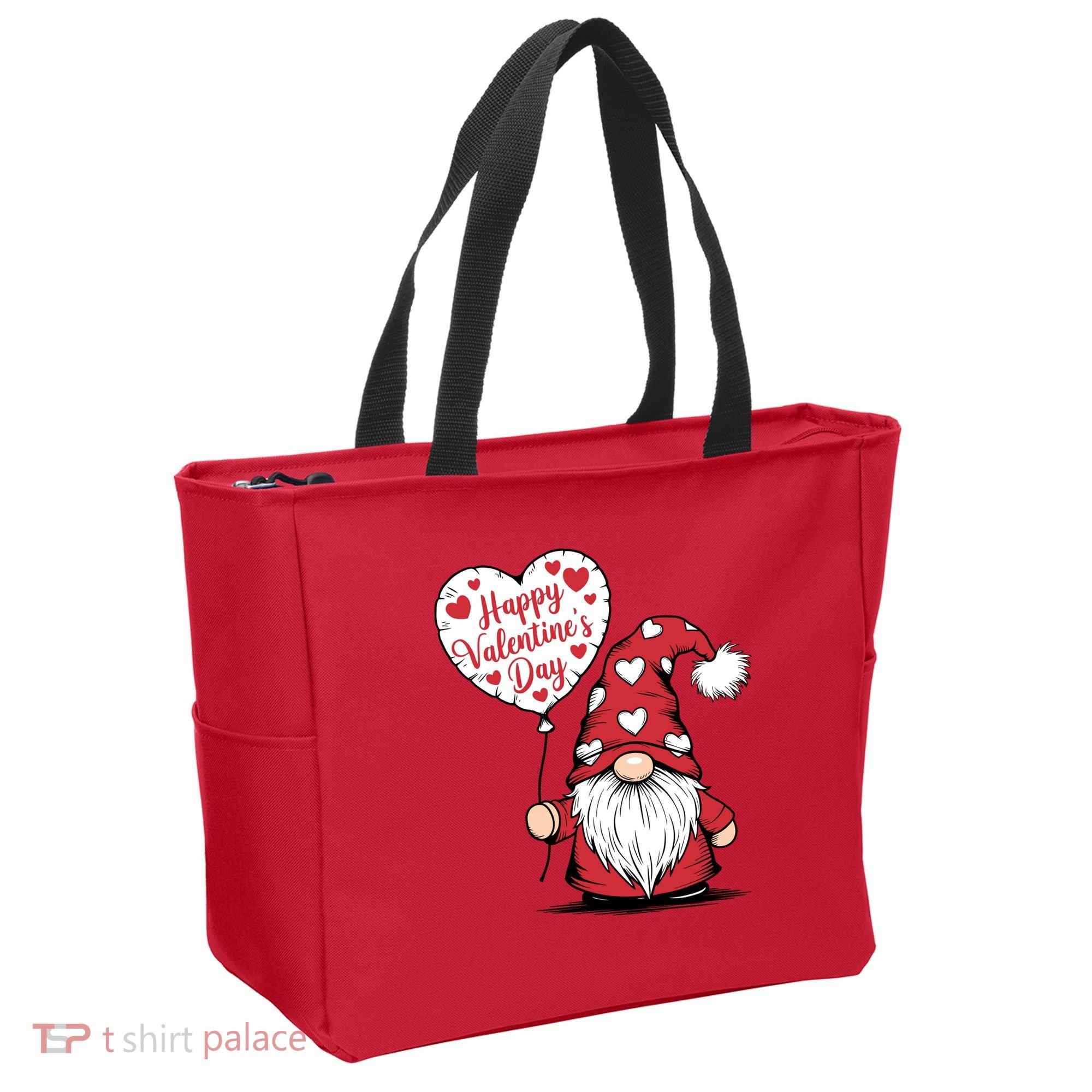 Happy ValentineS Day Cute Gnome Tote Bag