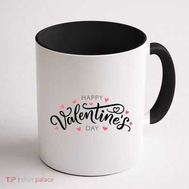 Happy Valentines Day Logo Coffee Mug back