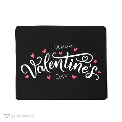 Happy Valentines Day Logo Mousepad