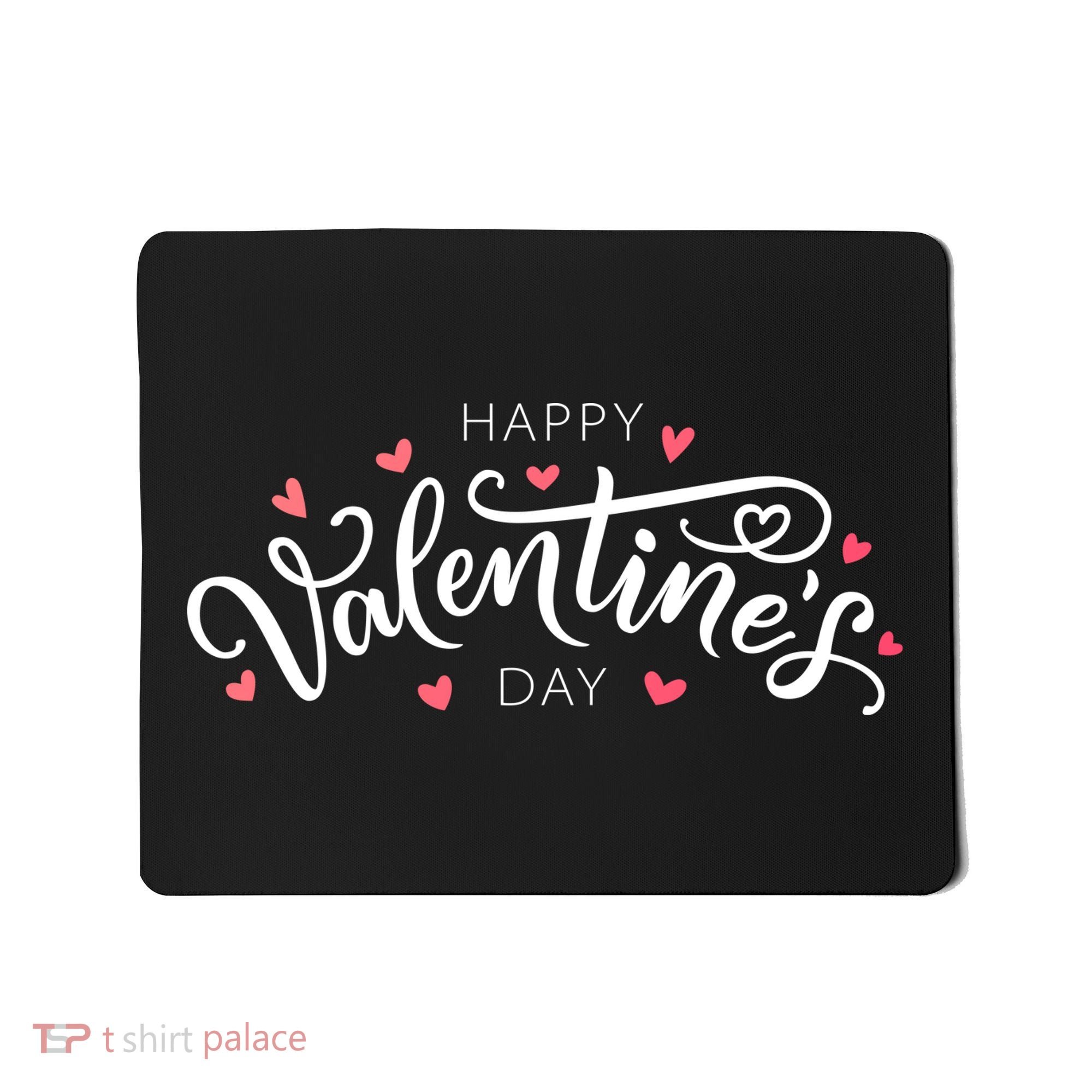 Happy Valentines Day Logo Mousepad