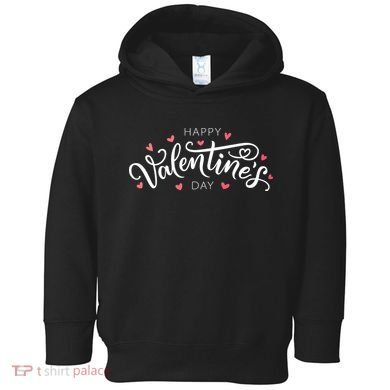 Happy Valentines Day Logo Toddler Hoodie