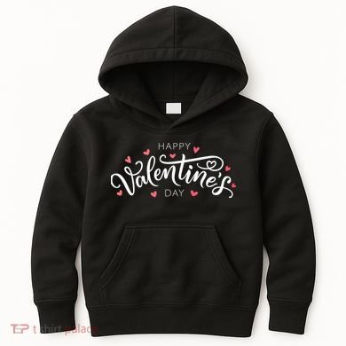 Happy Valentines Day Logo Kids Hoodie