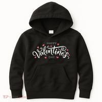 Happy Valentines Day Logo Kids Hoodie thumb 0