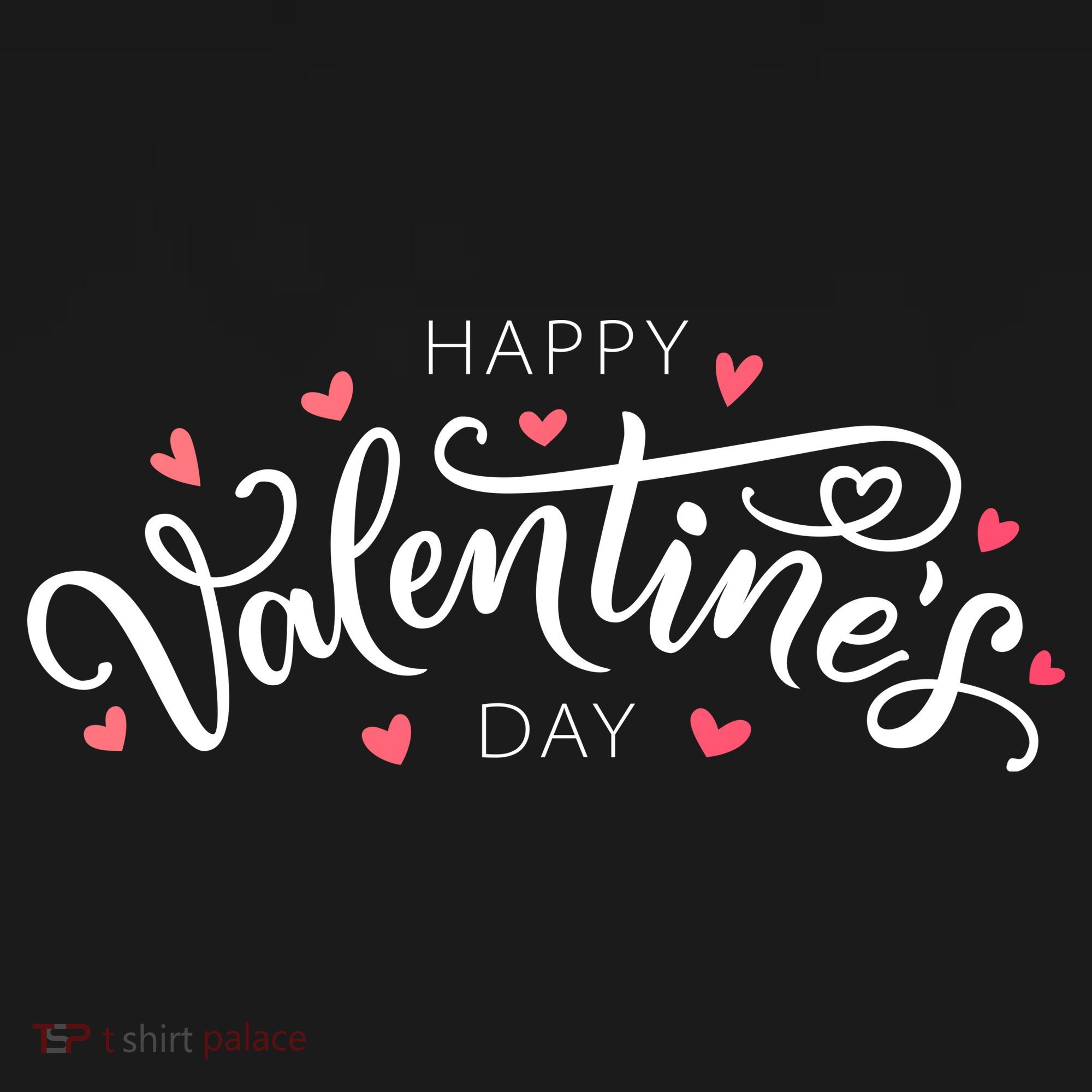 Happy Valentines Day Logo Kids Long Sleeve Shirt