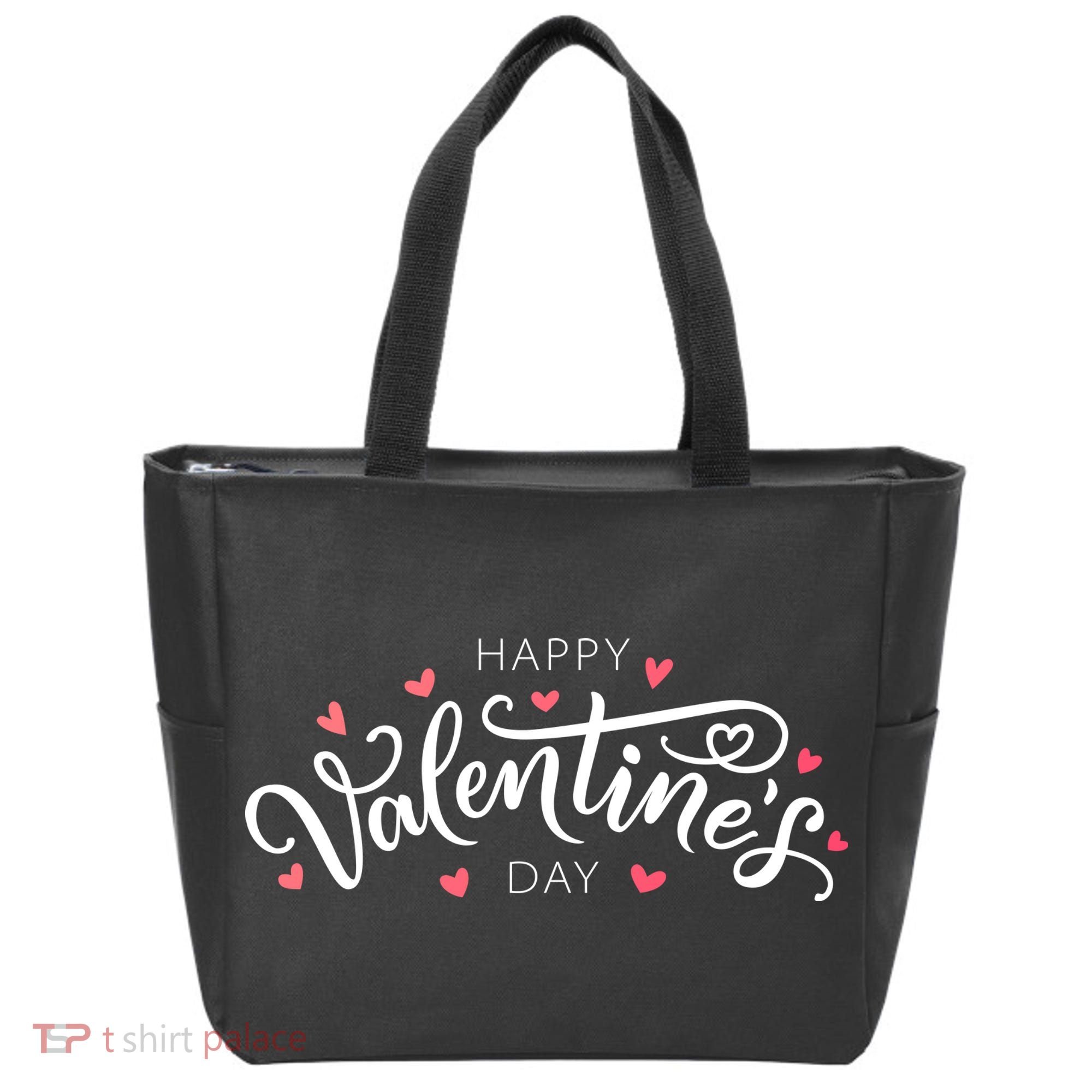 Happy Valentines Day Logo Tote Bag