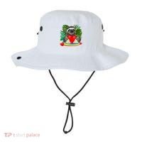Happy Valentines Day Cute Sloth With Rainbow And Heart Bucket Hat thumb 0
