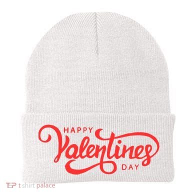 Happy Valentines Day Cute Holiday Gift Beanie