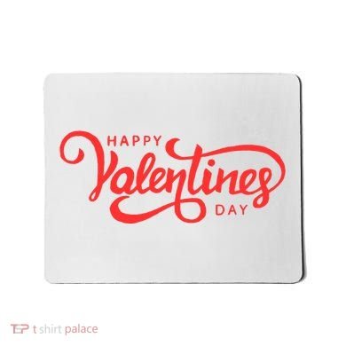 Happy Valentines Day Cute Holiday Gift Mousepad