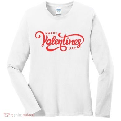 Happy Valentines Day Cute Holiday Gift Women's Long Sleeve Shirt