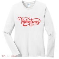 Happy Valentines Day Cute Holiday Gift Women's Long Sleeve Shirt thumb 0