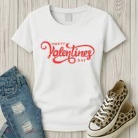 Happy Valentines Day Cute Holiday Gift Women's T-Shirt thumb 3