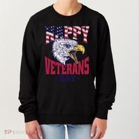 Happy Veterans Day Eagle Women's Sweatshirt thumb 0